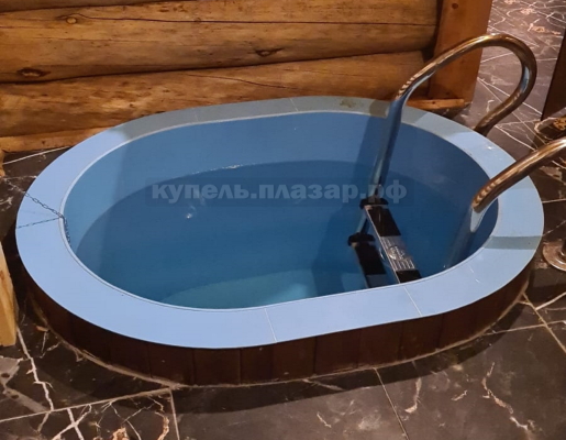 Круглые пластиковые купели для бани и сауны
