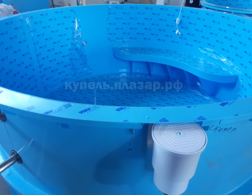 Круглые пластиковые купели для бани и сауны