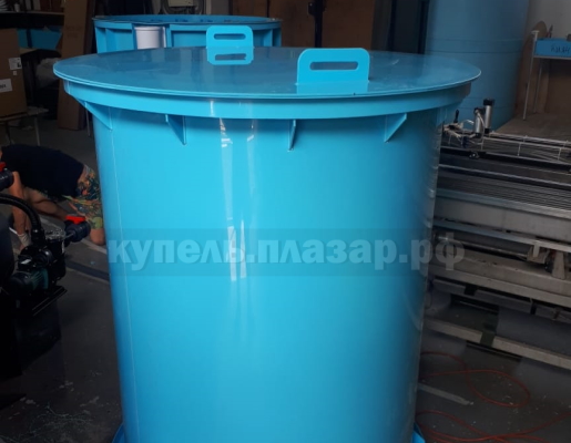 Круглые пластиковые купели для бани и сауны